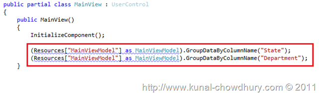 Customizing Group Row Header of Silverlight DataGrid